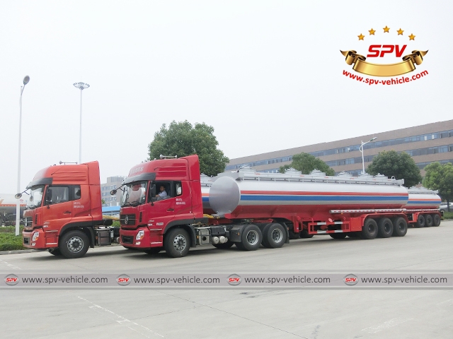 Dongfeng Kinland semi-trailer fuel truck